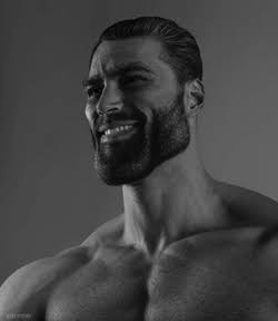 GigaChad meme template